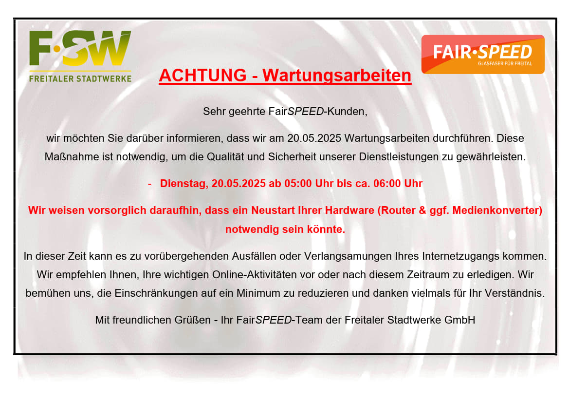 Kundeninformation_Wartungsarbeiten_20.05.2025_1